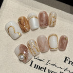 Caramel Pearl | Short Square