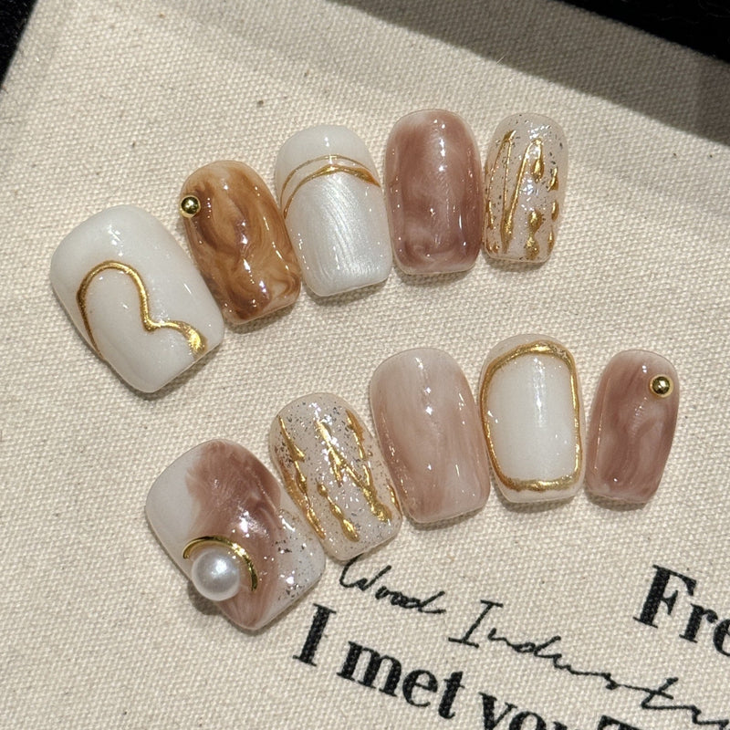 Caramel Pearl | Short Square