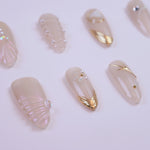 Nude Sparkle Diamond | Almond
