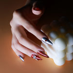 Crimson Elegance | Almond