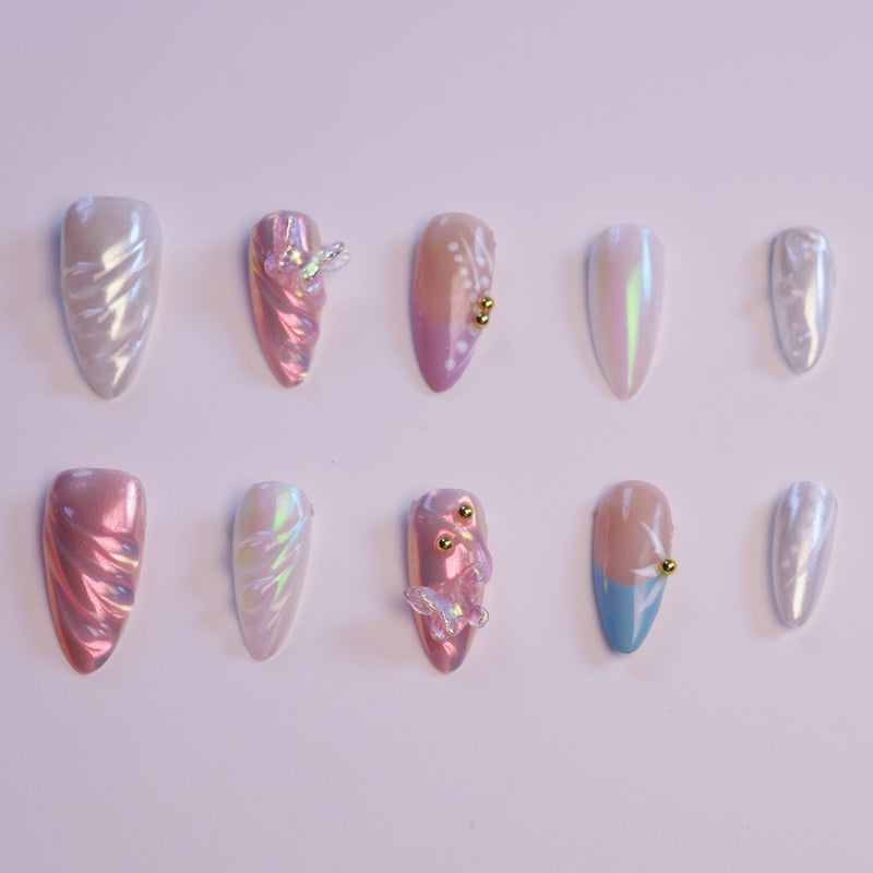Iridescent Butterfly Dream | Almond